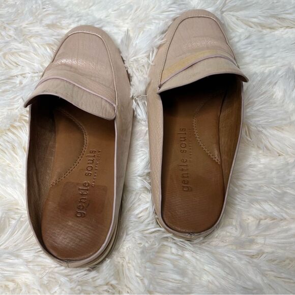 Gentle Souls Everett Slip-On Mule Loafers Pink - Picture 7 of 8